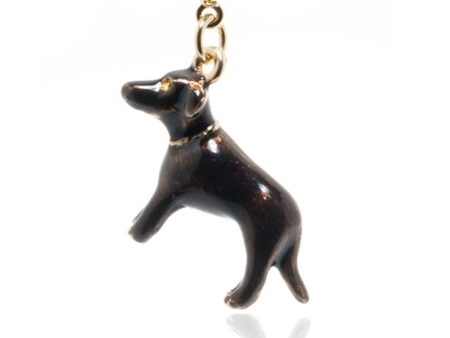 ME ME™ Gold Tone Chocolate Labrador Drop Charm Hot on Sale