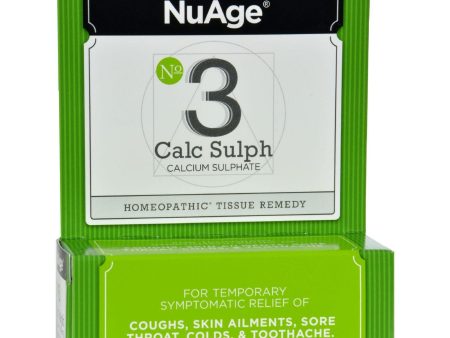 Hyland s Nuage No.3 Calc Sulph - 125 Tablets Discount