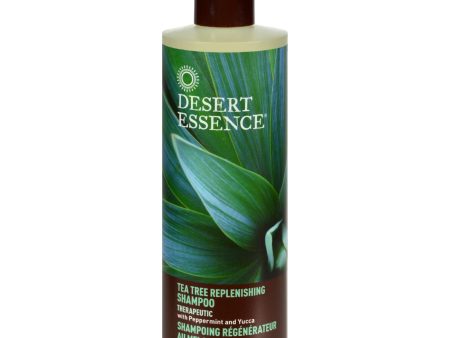 Desert Essence Replenishing Shampoo Tea Tree - 12.9 Fl Oz Online Sale