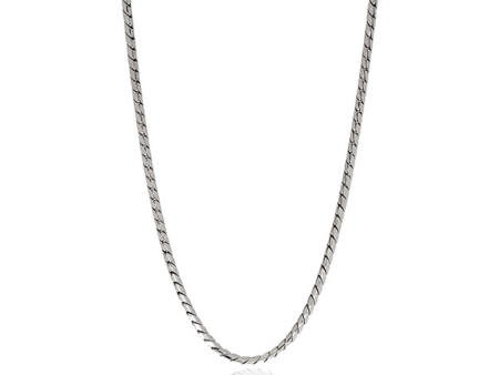 Sterling Silver Polished Chain For Sale