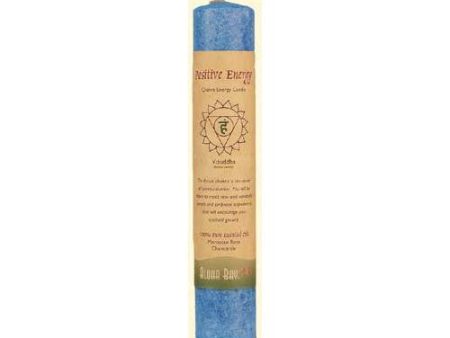 Aloha Bay Chakra Pillar Candle Positive Energy Blue - 1 Candle Online Sale