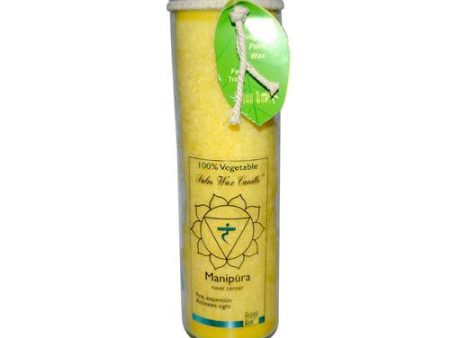 Aloha Bay Unscented Chakra Jar Protection Manipura Yellow - 1 Candle Sale