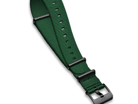 NATO strap with pin buckle, Green For Sale