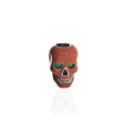 Me Me™ Rust Skull Charm With Green Eyes Supply