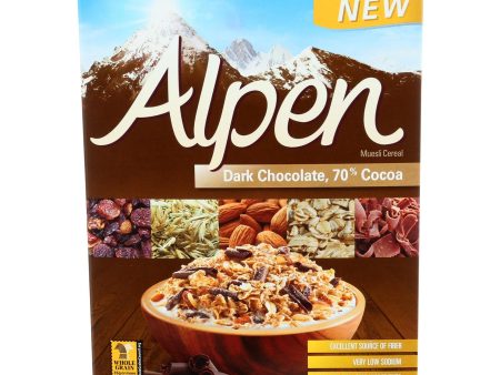 Alpen Muesli Cereal - Dark Chocolate - Case Of 12 - 11.8 Oz. Supply