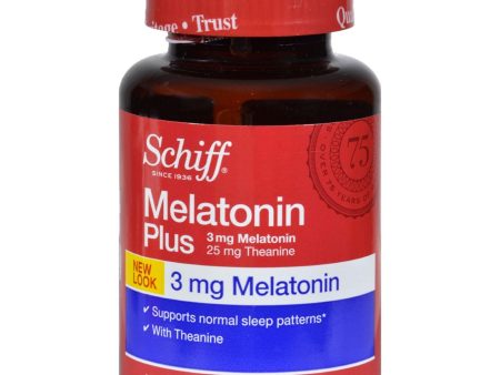 Schiff Melatonin Plus 25 Mg Theanine - 3 Mg - 180 Tablets Online Hot Sale