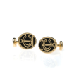 Grand Central Black Goldtone Cufflinks Online Sale