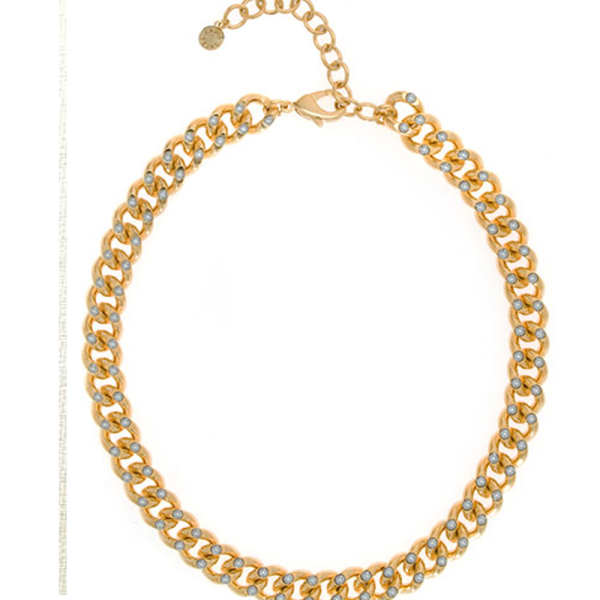 Curb Link Gold Tone Necklace Online