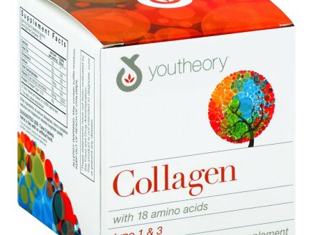 Youtheory Collagen - Type 1 And 3 - 120 Tablets For Sale