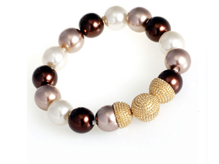 Brown 14mm Caviar Magnetic Attractions™ Bracelet Online now