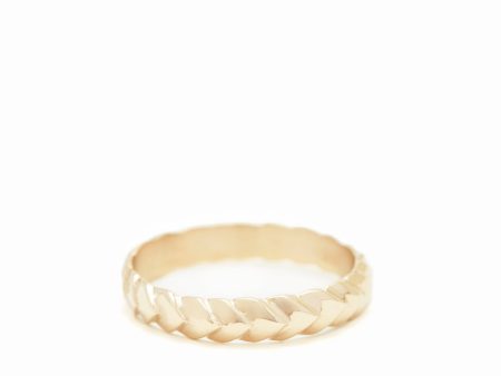 Chevronel Band 14K Yellow Gold Supply