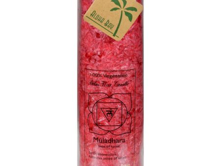 Aloha Bay Unscented Chakra Jar Money Muladhara Red - 1 Candle Cheap