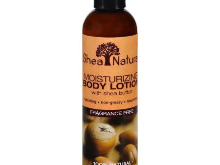 Shea Natural Body Lotion - Moisturizing - Fragrance Free - 8 Oz Online now