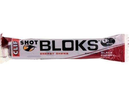 Clif Bar Clif Shot Bloks - Organic Black Cherry - Case Of 18 - 2.1 Oz Fashion