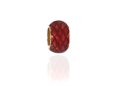 Me Me™ Snakeskin Red Spacer Charm Fashion