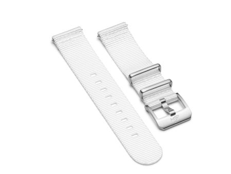 NATO strap with pin buckle, White Discount