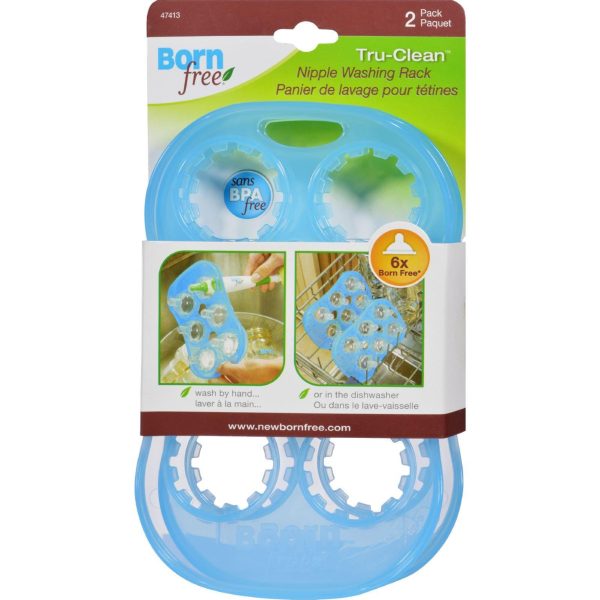 Bornfree-summer Infant Tru Clean Nipple Wash Rack - 2 Pack Online