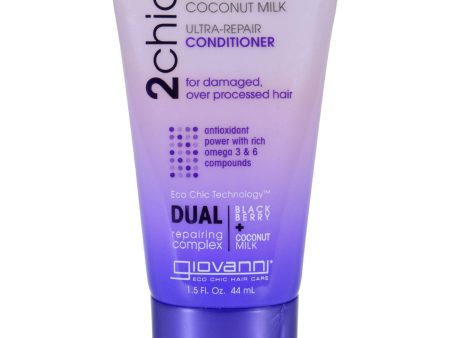 Giovanni Hair Care Products Conditioner - 2chic - Repairing - Blackberry And Coconut Milk - 1.5 Oz on Sale