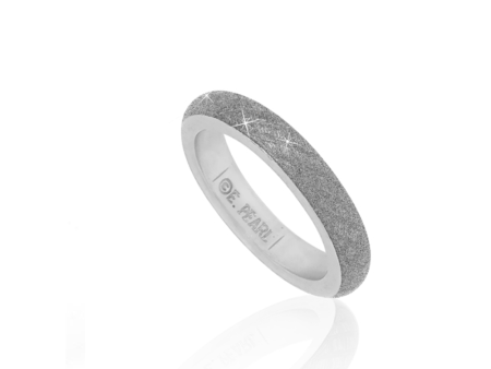 Silvertone Stardust Snakeskin Ring Fashion