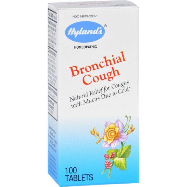 Hylands Homeopathic Bronchial Cough - 100 Tablets on Sale