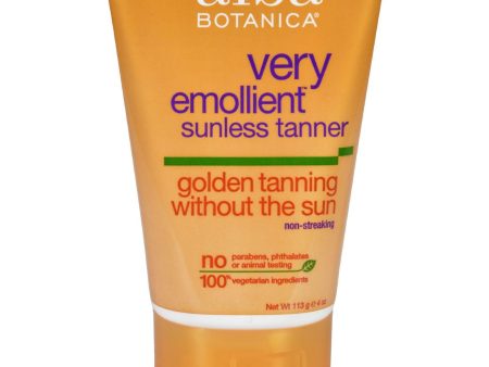 Alba Botanica Very Emollient Sunless Golden Tanning Natural Formula - 4 Oz Online Sale