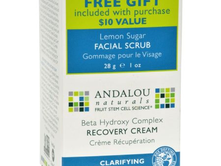 Andalou Naturals Clarifying Clear Overnight Recovery Cream - 1.7 Fl Oz Fashion