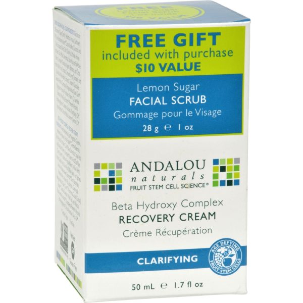 Andalou Naturals Clarifying Clear Overnight Recovery Cream - 1.7 Fl Oz Fashion