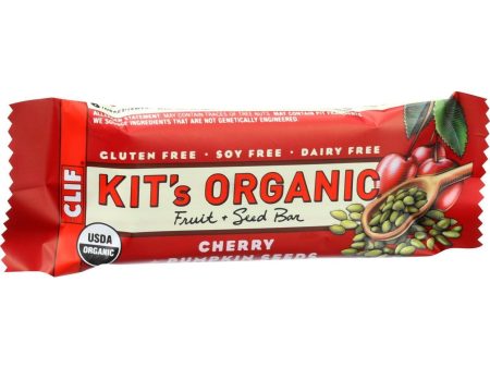 Clif Kit s Organic Fruit And Seed Bar - Cherry And Pumpkin Seeds - Case Of 12 - 1.7 Oz Bars Online now