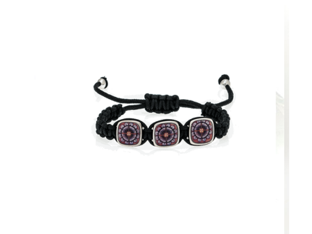 Love Chakra Charm Bracelet on Black Cord Cheap