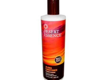 Desert Essence Jojoba Conditioner Strengthening With Keratin And Prickly Pear - 12.9 Fl Oz Hot on Sale