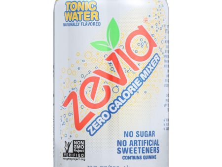 Zevia Soda - Zero Calorie - Tonic Water - 6-12 Oz - Case Of 4 Online Sale