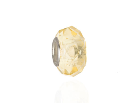 ME ME™ Light Yellow Faceted Crystal Charm Hot on Sale