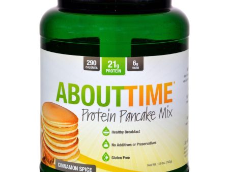 About Time Protein Pancake Mix - Cinnamon Spice - 1.5 Lb Online