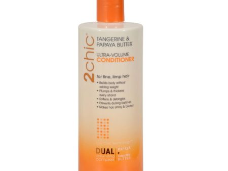 Giovanni Hair Care Products 2chic Conditioner - Ultra-volume Tangerine And Papaya Butter - 24 Fl Oz Online Hot Sale