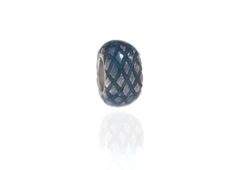 Me Me™ Snakeskin Blue Spacer Charm on Sale