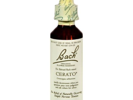 Bach Flower Remedies Essence Cerato - 0.7 Fl Oz Discount