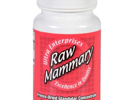 Ultra Glandulars Mammary - Raw - 60 Tablets on Sale