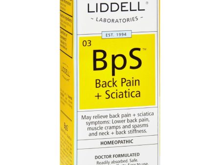 Liddell Homeopathic Back Pain Sciatica - 1 Fl Oz Supply