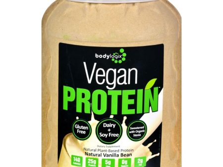 Bodylogix Protein Powder - Vegan Plant Based - Vanilla Bean - 1.85 Lb Fashion