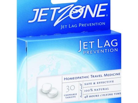 Jet Zone Jet Lag Prevention - Homeopathic Travel Medicine - 30 Tablets - Case Of 6 For Discount