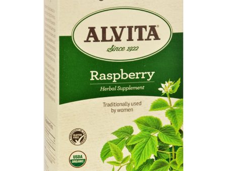 Alvita Teas Raspberry Tea - Organic - 24 Tea Bags Online Sale