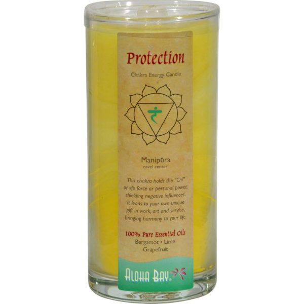 Aloha Bay Chakra Candle Jar Protection - 11 Oz Discount