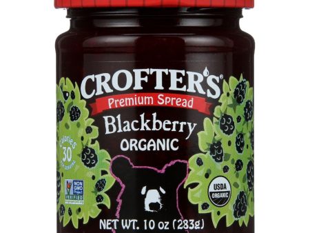 Crofters Fruit Spread - Organic - Premium - Blackberry - 10 Oz - Case Of 6 Cheap