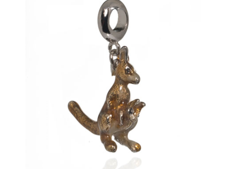 Me Me™ Kangaroo & Joey Drop Charm Online now