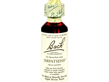 Bach Flower Remedies Essence Impatiens - 0.7 Fl Oz Hot on Sale