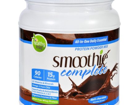 To Go Brands Inc Protein Shake Mix - Smoothie Complete - Natural Dark Chocolate Flavor - 18 Oz Supply