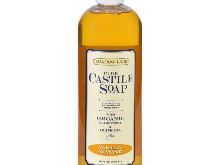 Shadow Lake Castile Soap - Vanilla Almond - 16 Oz Supply