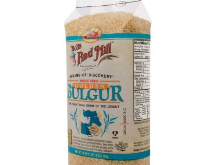 Bob s Red Mill Golden Bulgur - Soft White Wheat Ala - 28 Oz - Case Of 4 Supply