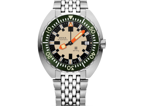 DOXA Army, stainless steel bezel Online now