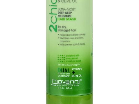 Giovanni Hair Care Products Hair Mask - 2chic Avocado And Olive Oil - 5 Oz Online Hot Sale